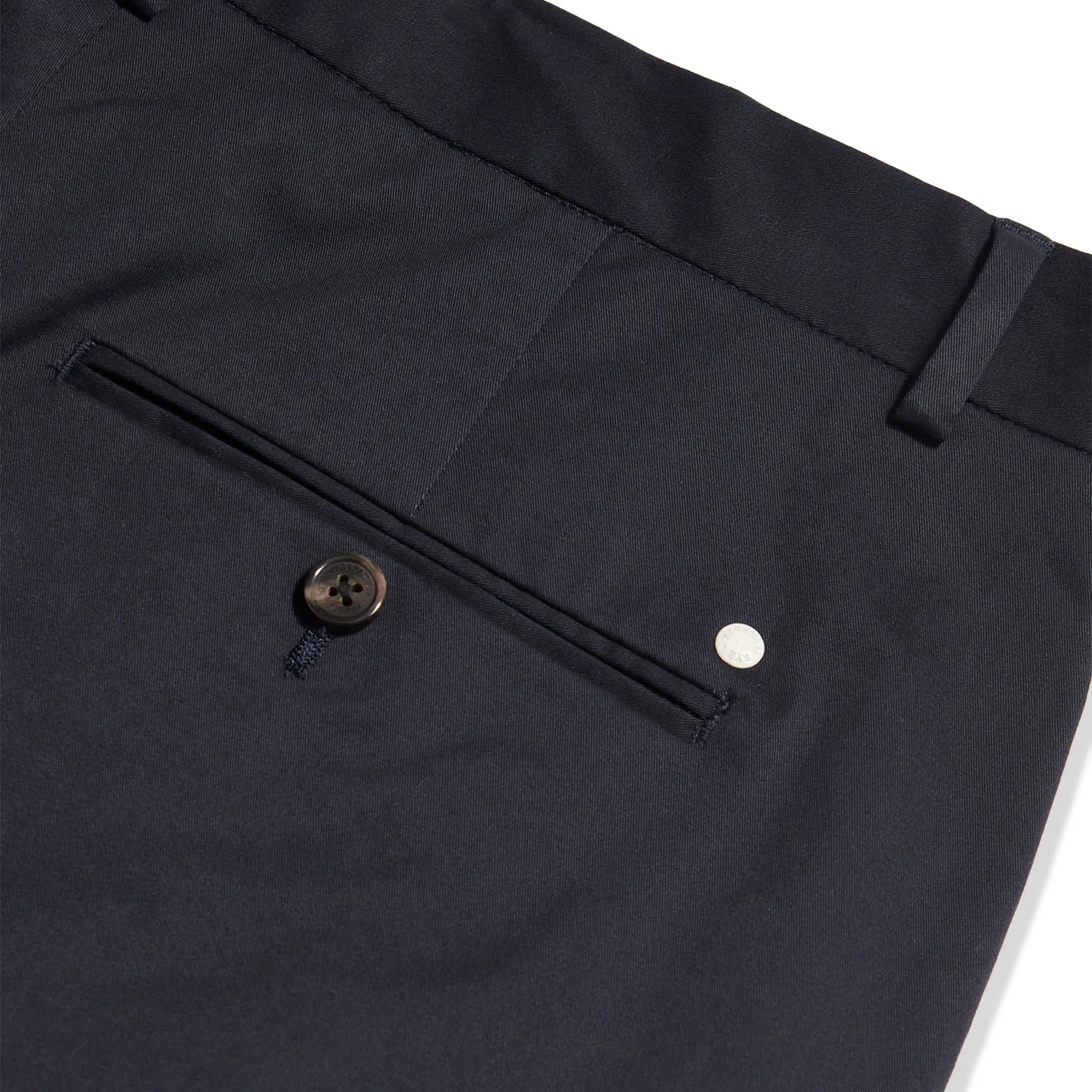 Detailed View of Peckham Rye Marlborough Dark Sapphire Navy Shorts